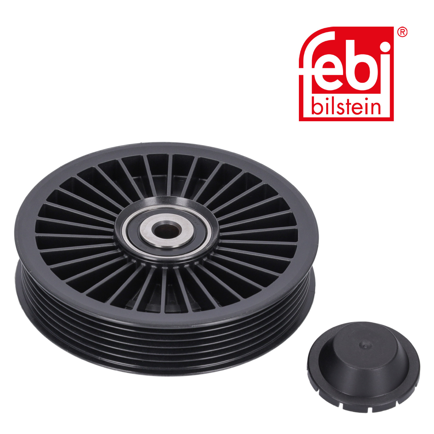 Febi V-Ribbed Belt Deflection/Guide Pulley 14379
