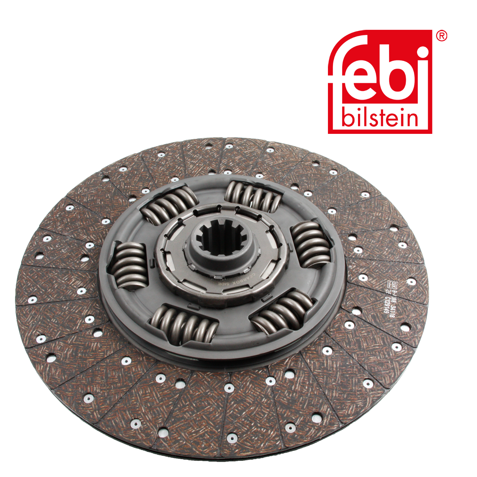 Febi Clutch Friction Disc Plate 430mm 10 Splines 105088
