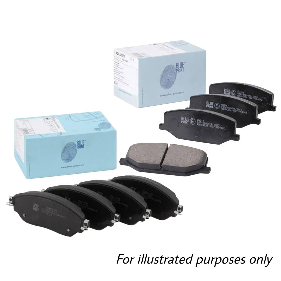 Blue Print Front & Rear Pads fits Mitsubishi Outlander I 2002-2007 2.0 2.4