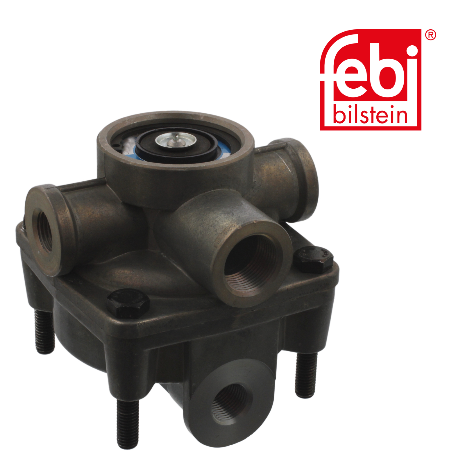 Febi Air Brake Relay Valve M16 x 1,5 4 Port 38117
