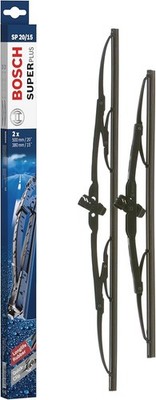 Bosch Conventional Front Wiper Blade Set 500mm + 450mm — SP20/ fits Citroën Saxo