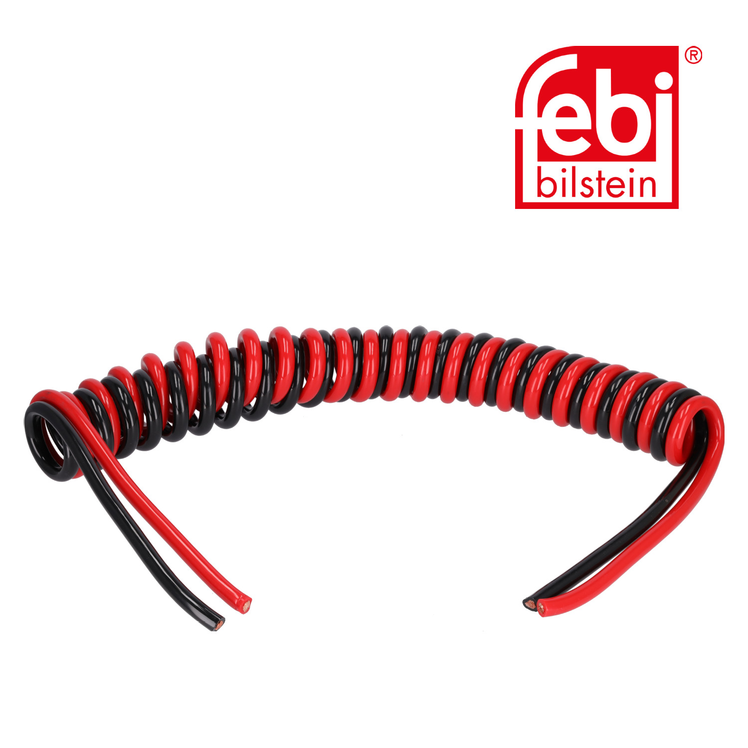 Febi Coiled Cable 2 Connectors 24V PU (Polyurethane) 103876