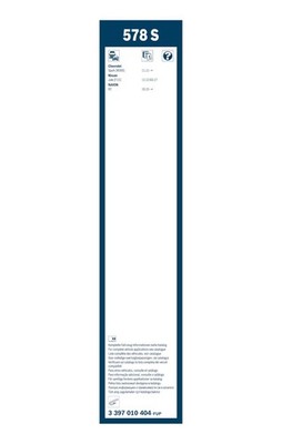 Bosch Twin Spoiler Wiper Blade Set 575mm + 360mm — 578S fits Chevrolet Spark