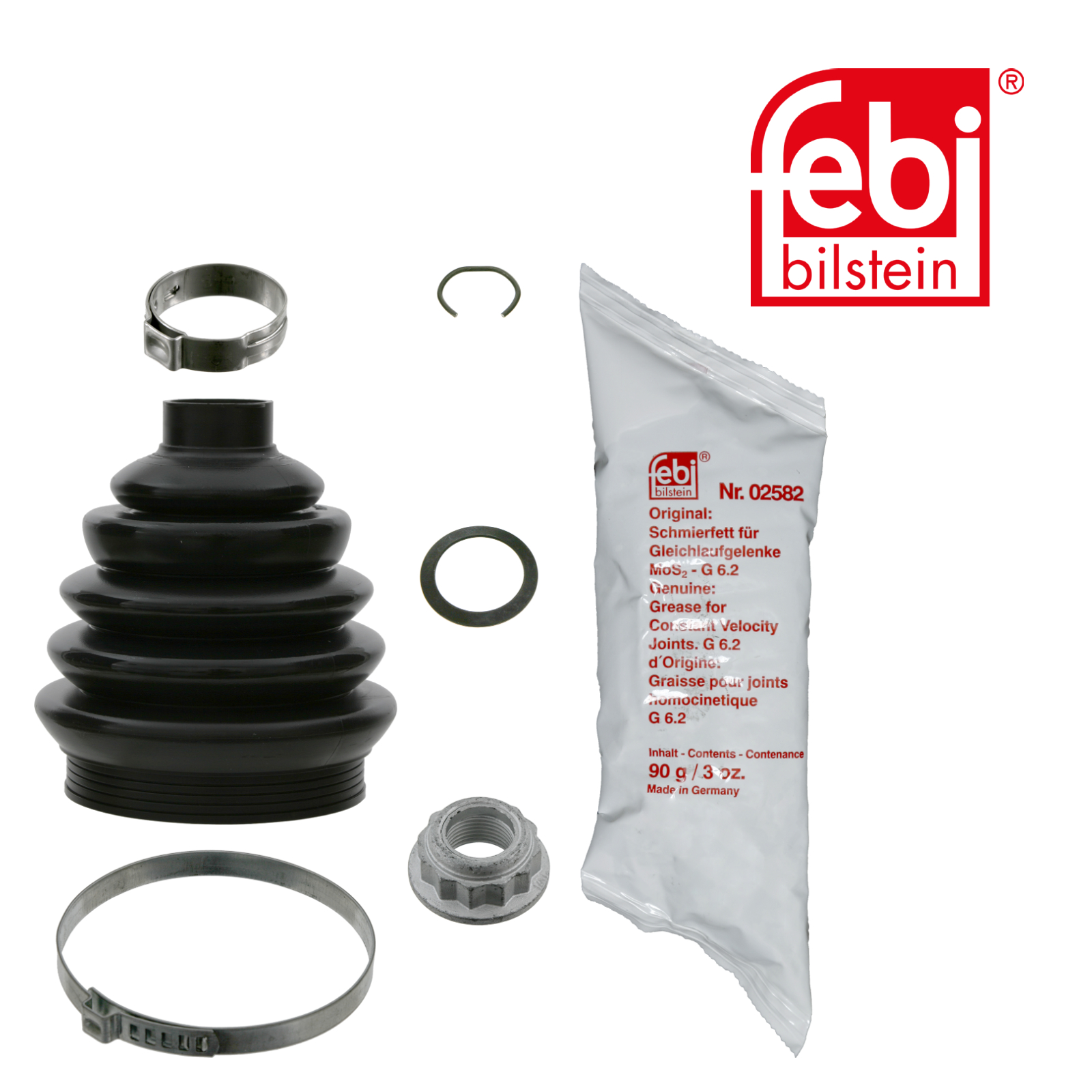 Febi Drive Shaft Bellow Kit Wheel Side Thermoplast 17540