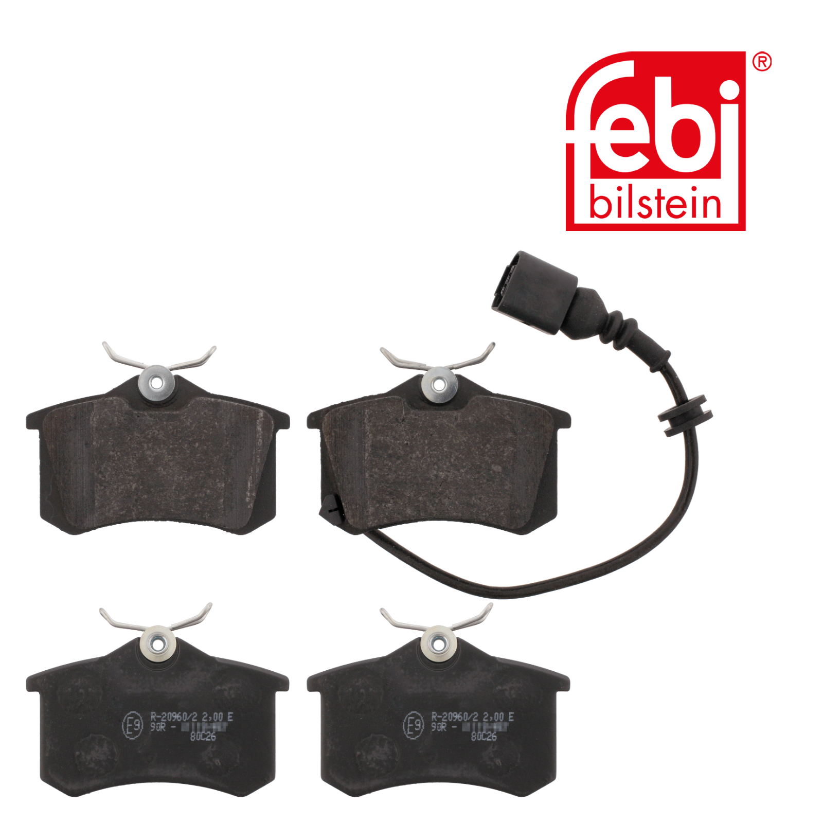 Febi Rear Brake Pad Set 16639