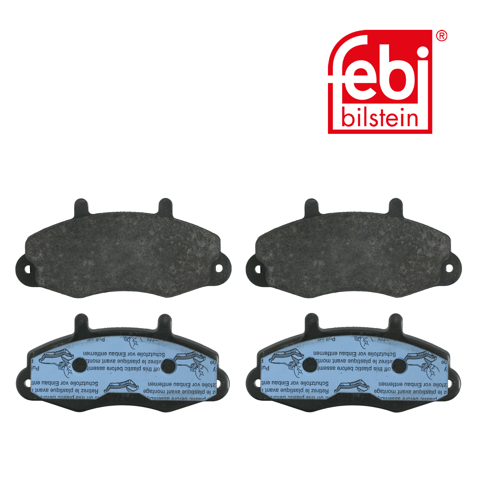 Febi Front Brake Pad Set 16037