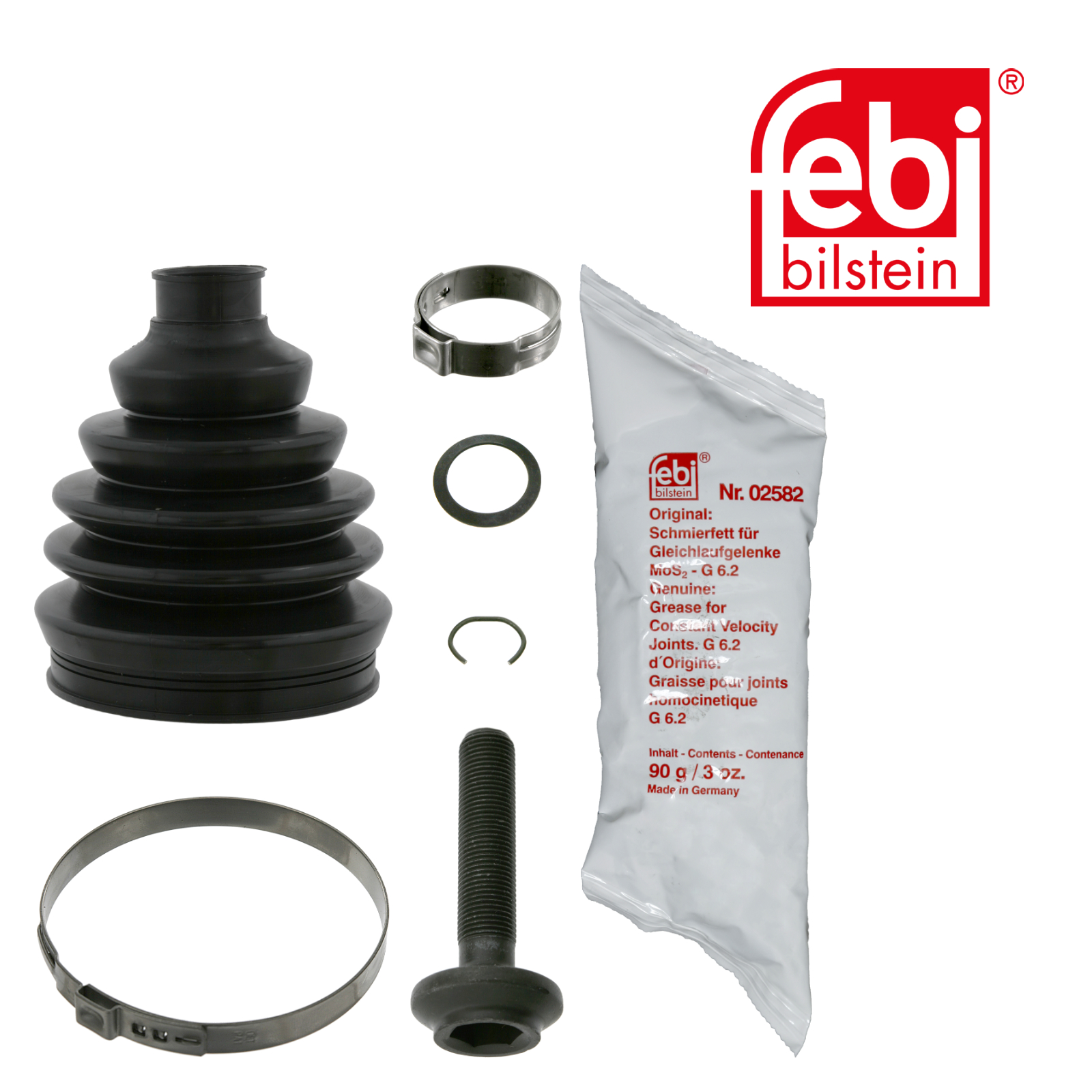 Febi Drive Shaft Bellow Kit Wheel Side Thermoplast 15844