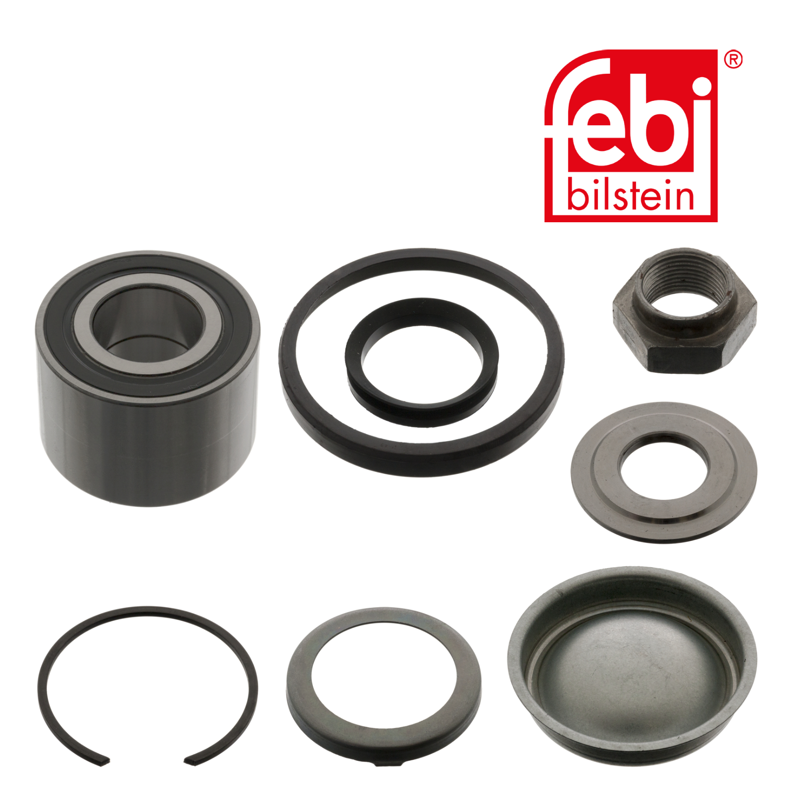 Febi Wheel Bearing Kit Rear Right 52mm 47344