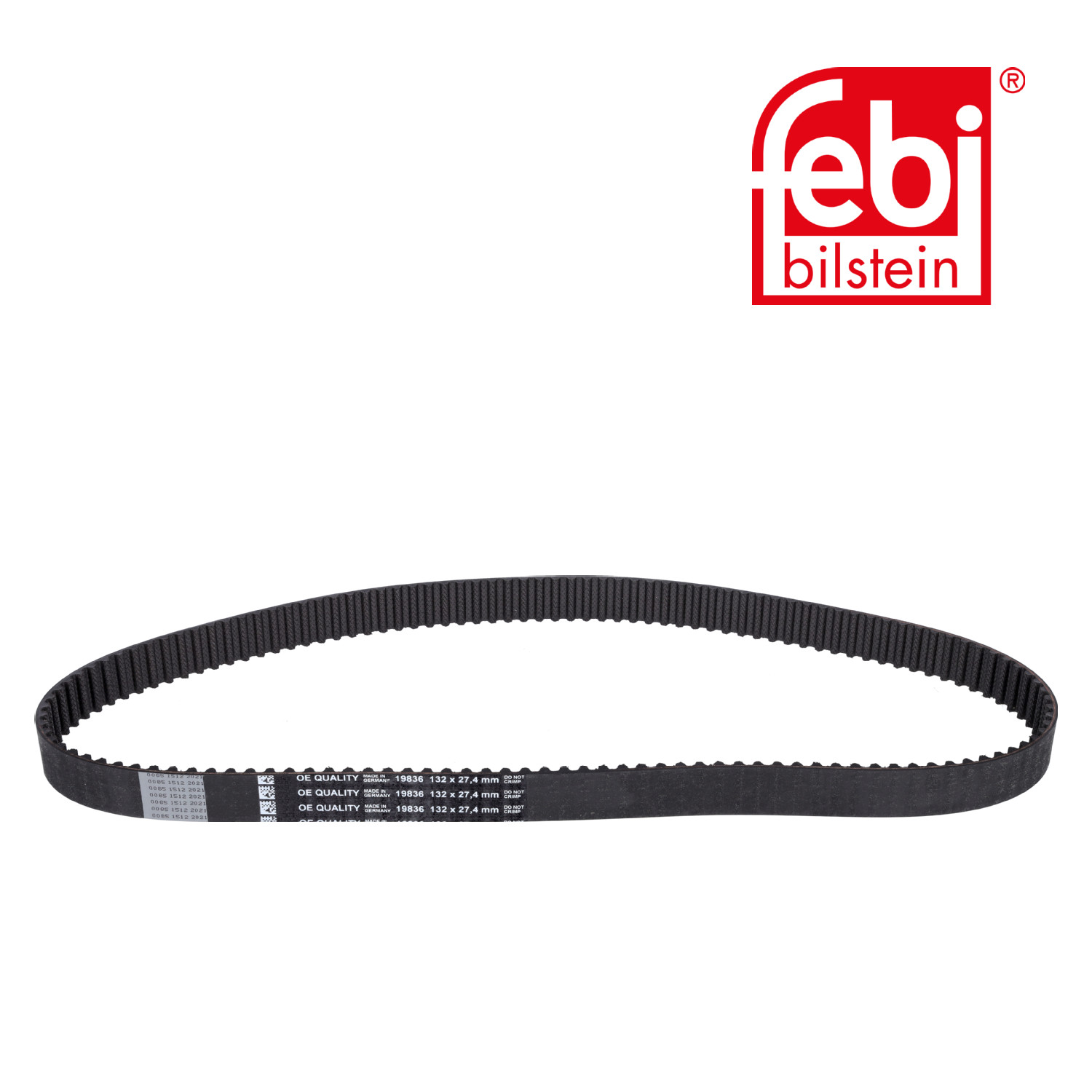 Febi Timing Belt Cambelt 132 Teeth 19836