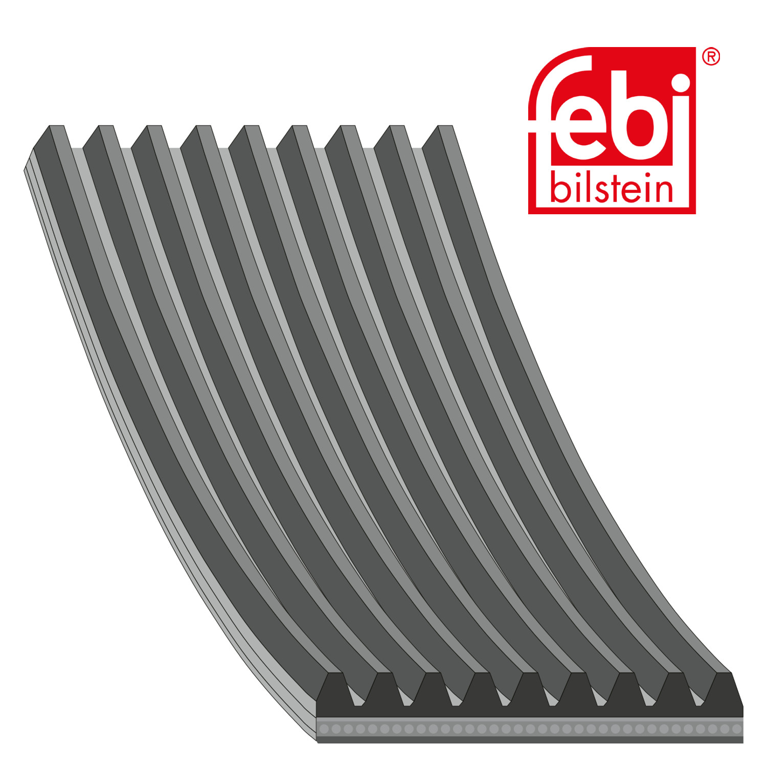 Febi Multi V-Ribbed Drive Belt 44998
