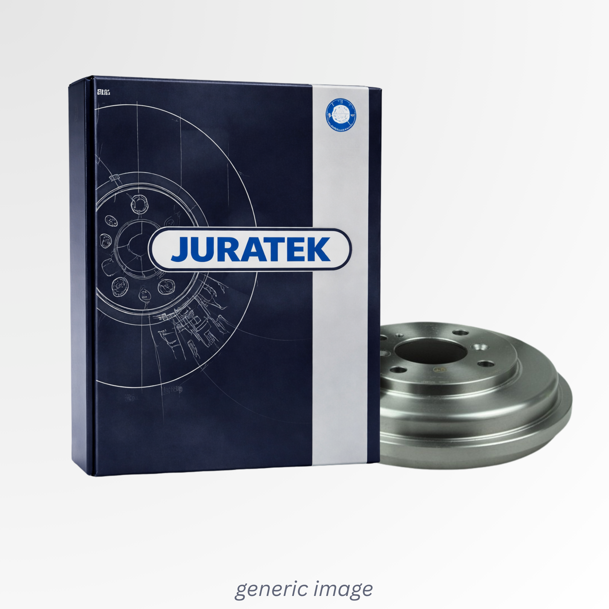 Juratek Brake Drum Assembly Rear fits Seat Arosa 1997-2004 1.0 1.4 1.7
