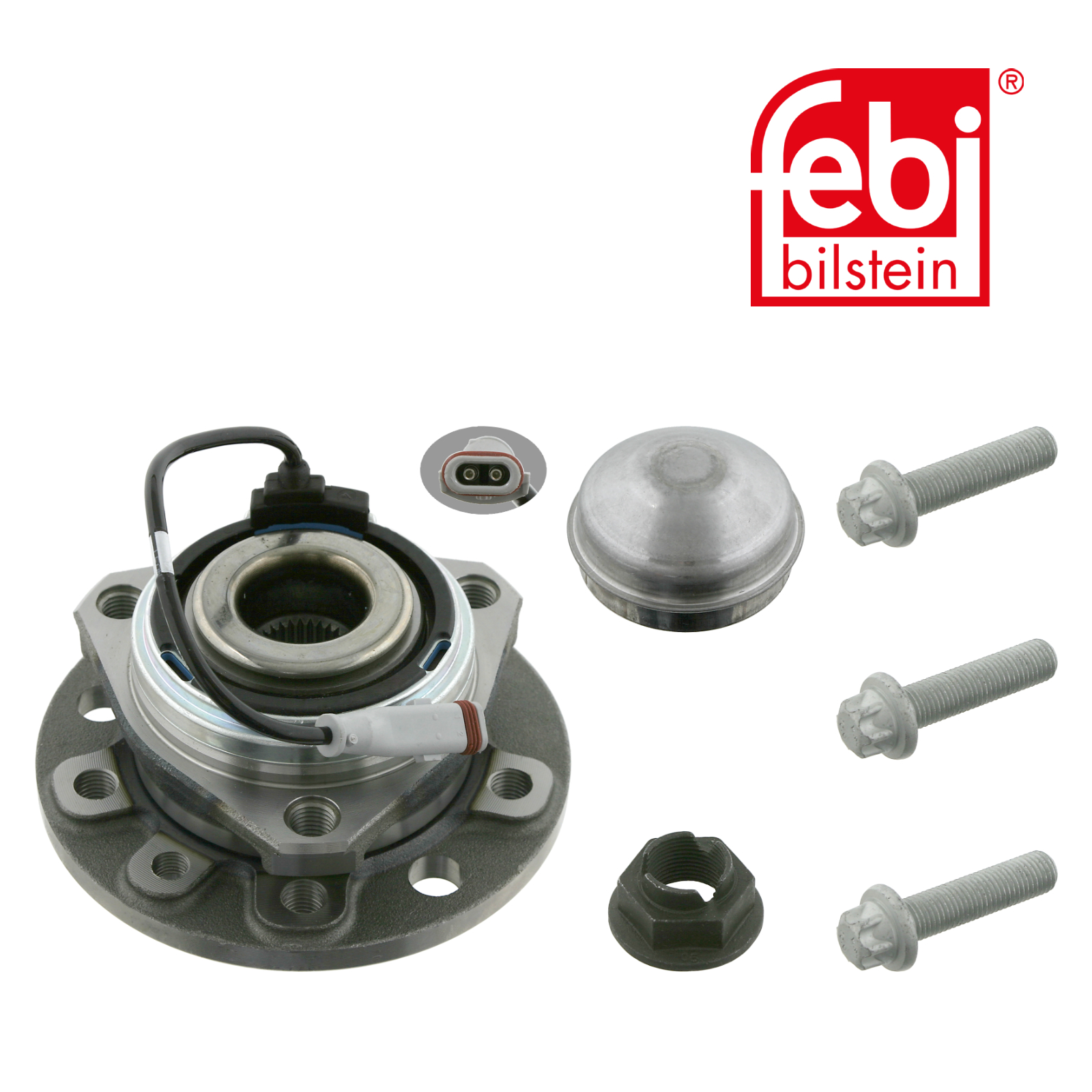 Febi Wheel Bearing Kit Front Right 85mm 27386
