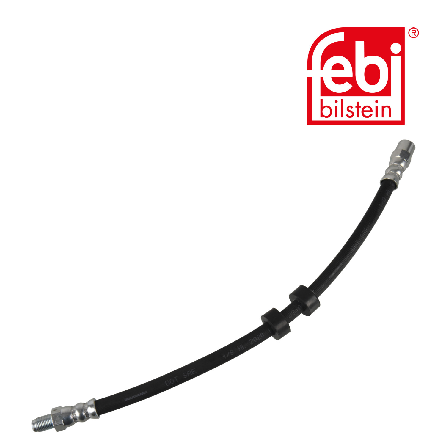 Febi Brake Hydraulic Hose Line Front Right 181235