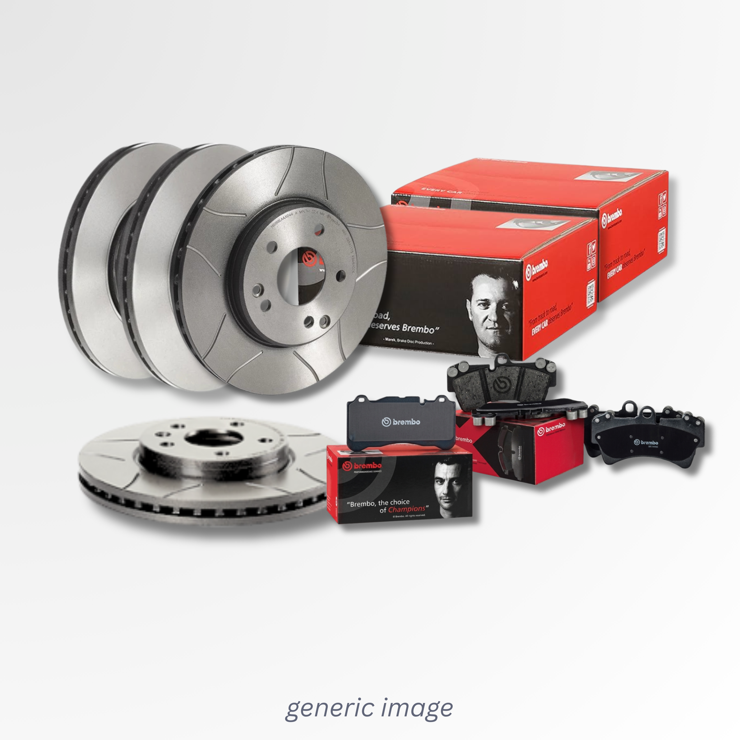 Brembo Front & Rear Brake Discs & Pads fits Audi A1 2010-2015 1.2 1.4 1.6 2.0