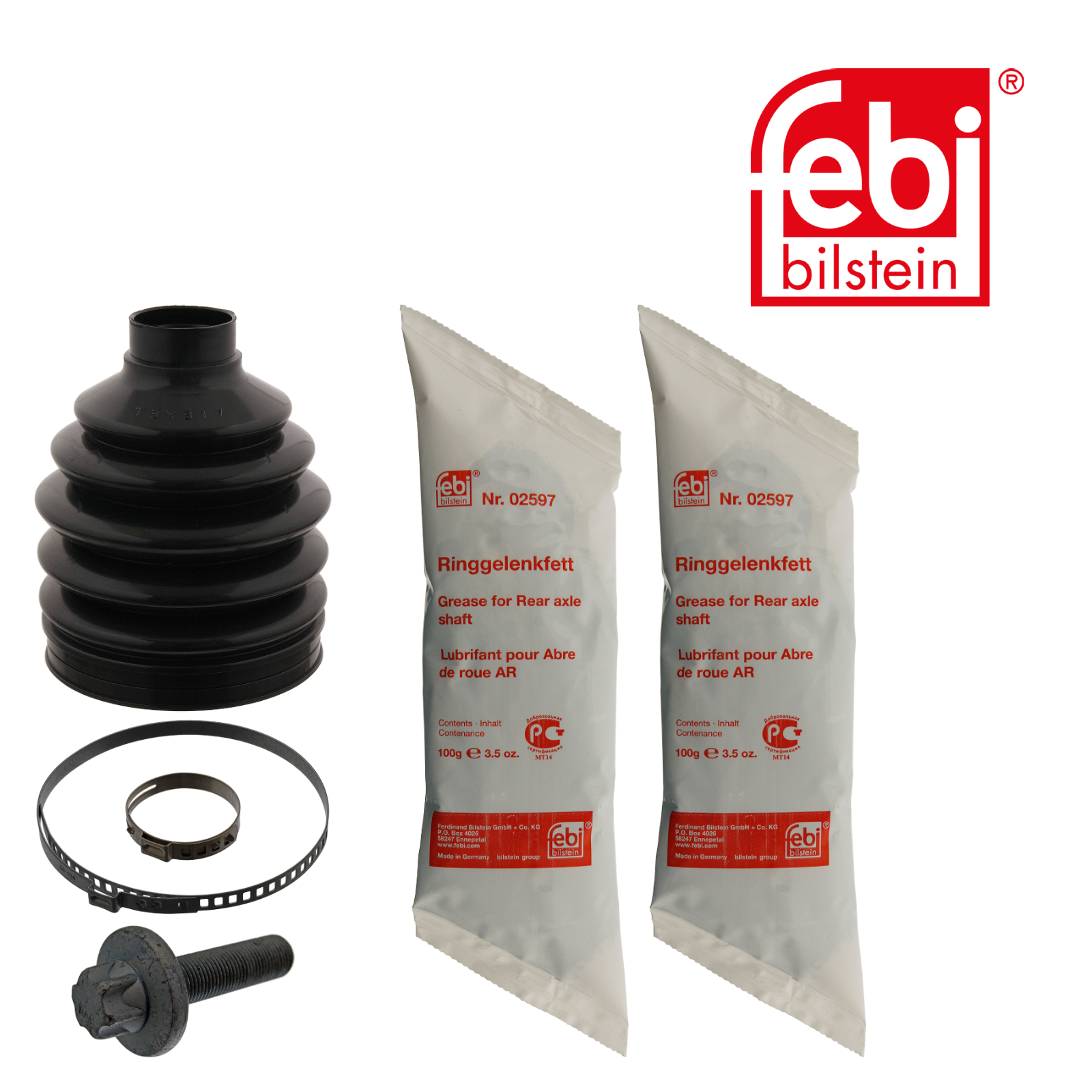 Febi Drive Shaft Bellow Kit Wheel Side Thermoplast 43449
