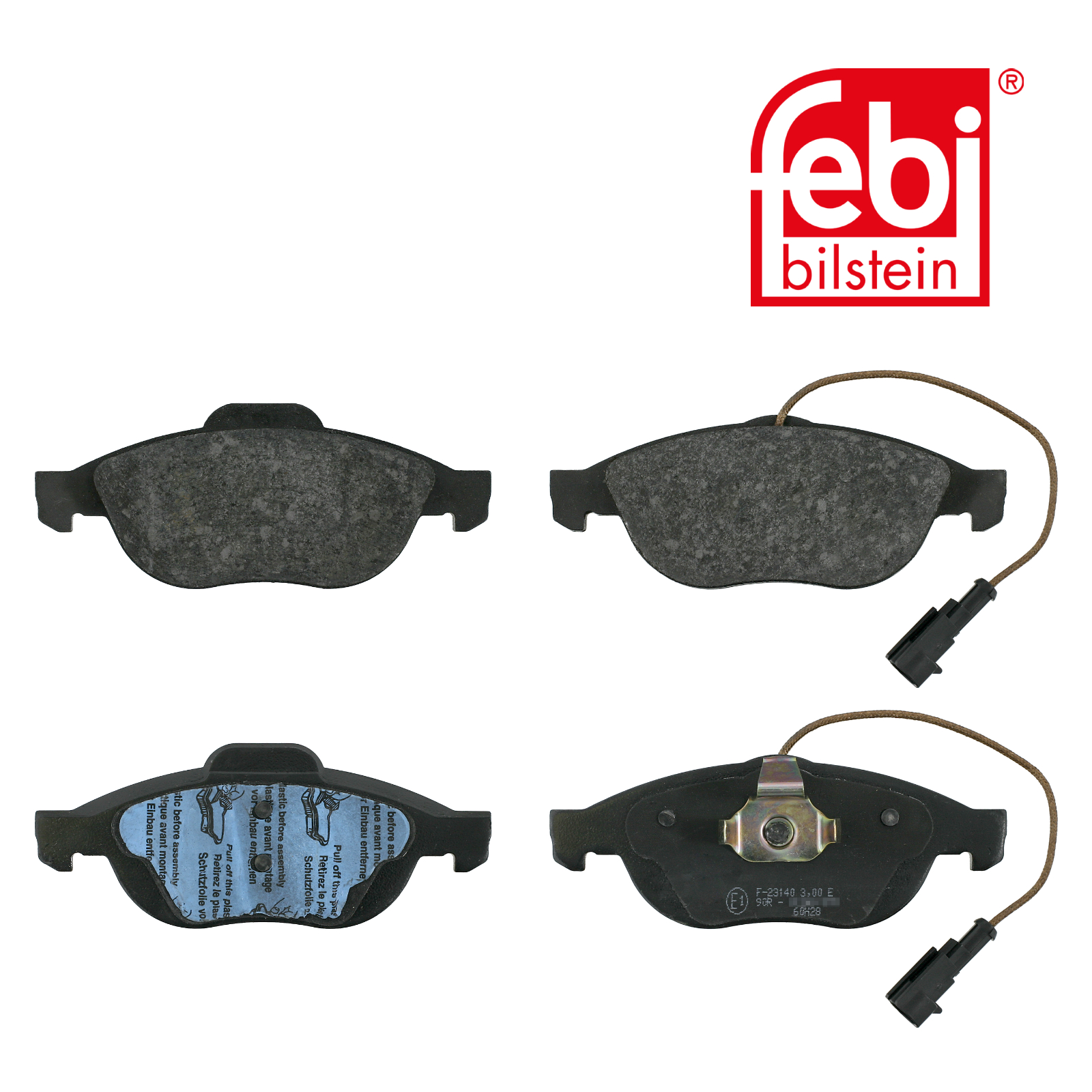 Febi Front Brake Pad Set 16293