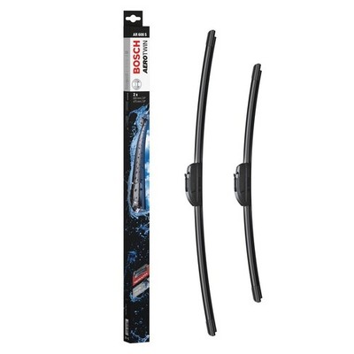 Bosch Aerotwin Front Wiper Blade Set 600mm + 475mm — AR608 fits Jaguar S-Type II