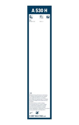 Bosch Wiper Wiper Blade 530mm — A530H fits Ford Mondeo V 2014-2022