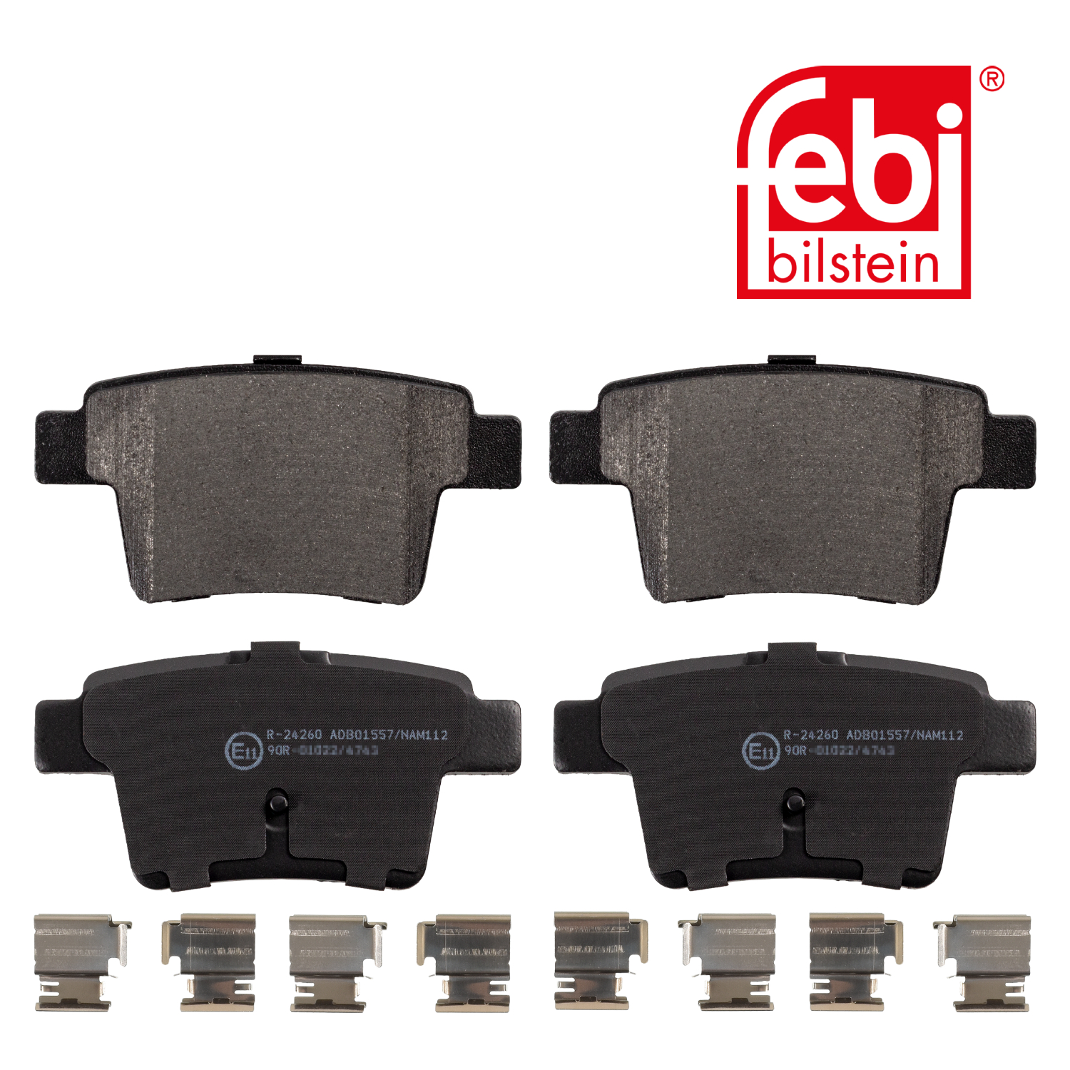 Febi Rear Brake Pad Set 16571