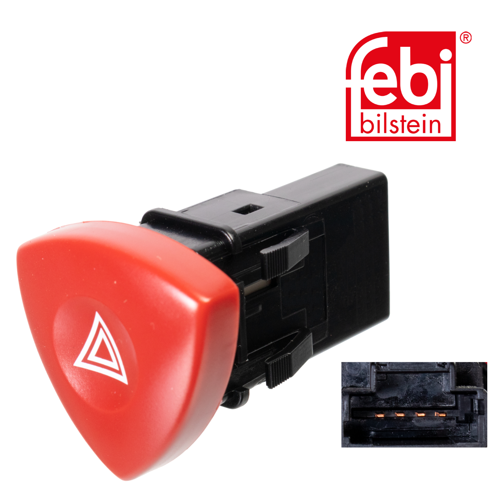 Febi Hazard Warning Light Switch 4 Connectors 107792