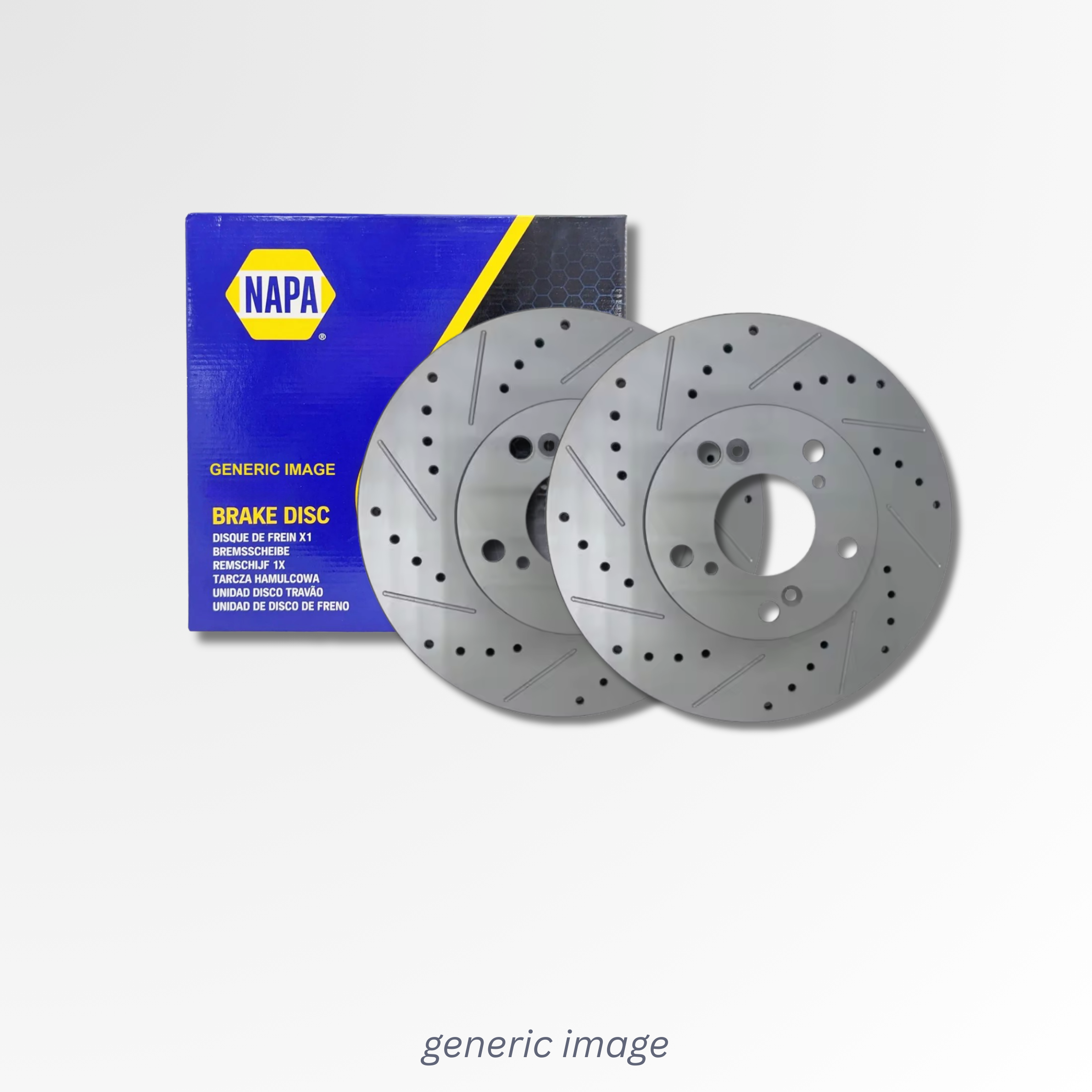 NAPA 2 x Front / Brake Discs NBD6029