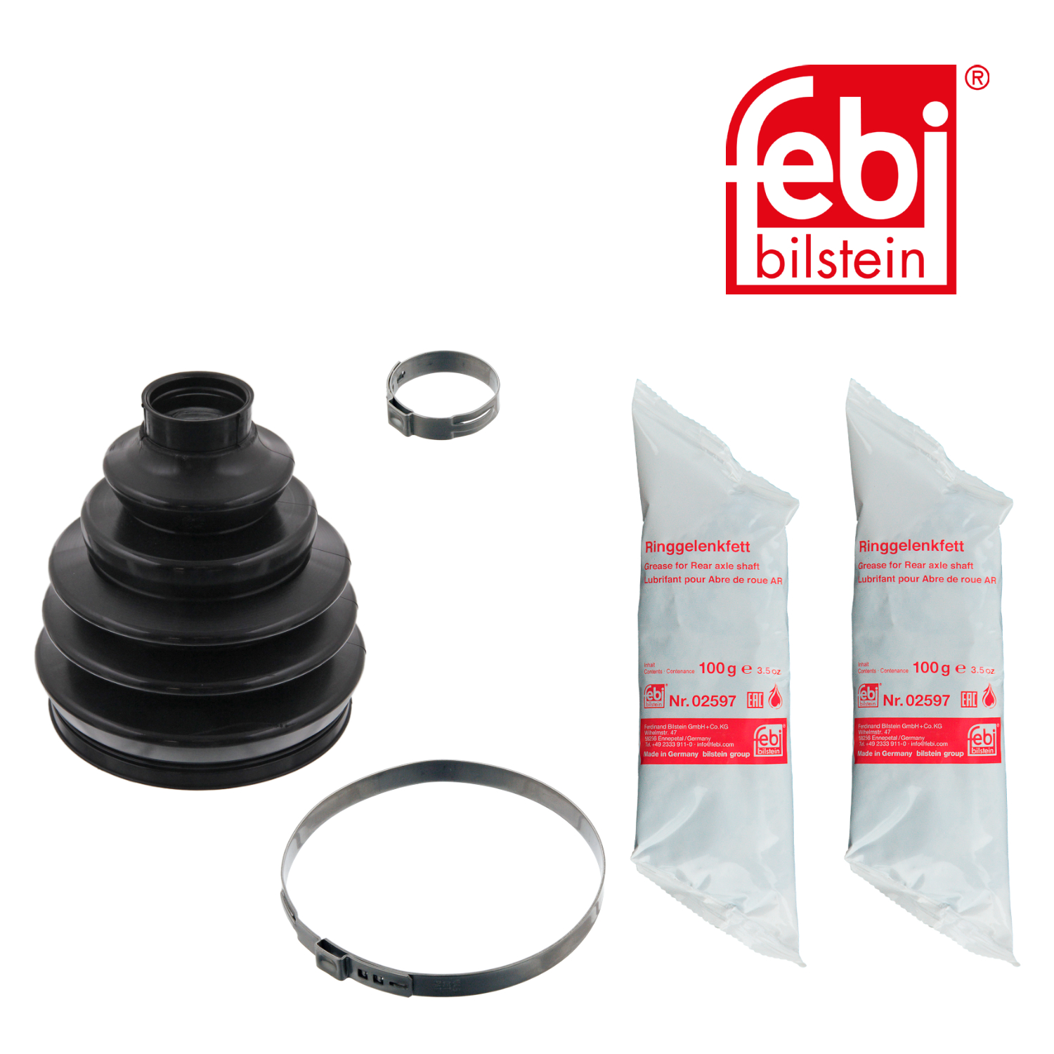 Febi Drive Shaft Bellow Kit Wheel Side Thermoplast 38562