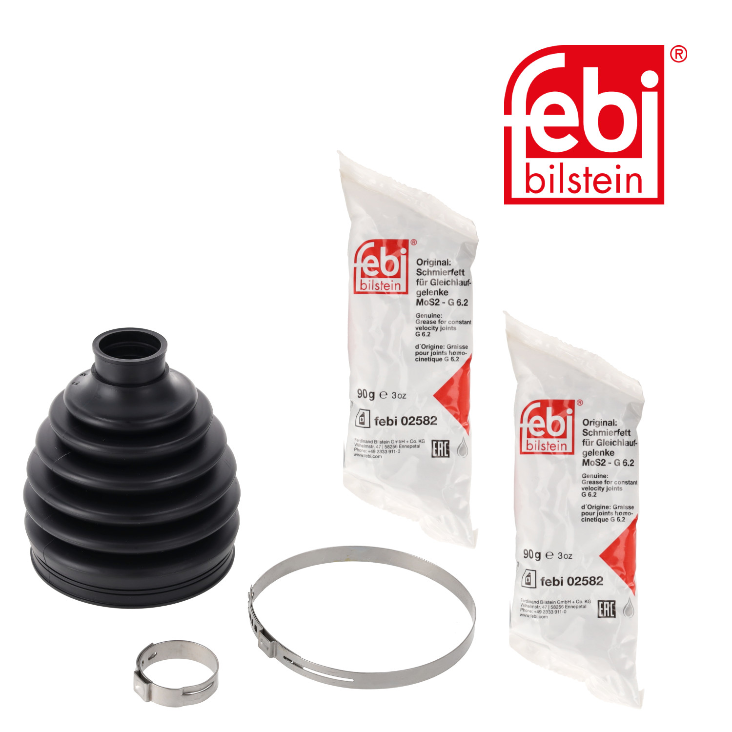 Febi Drive Shaft Bellow Kit Front Thermoplast 48816