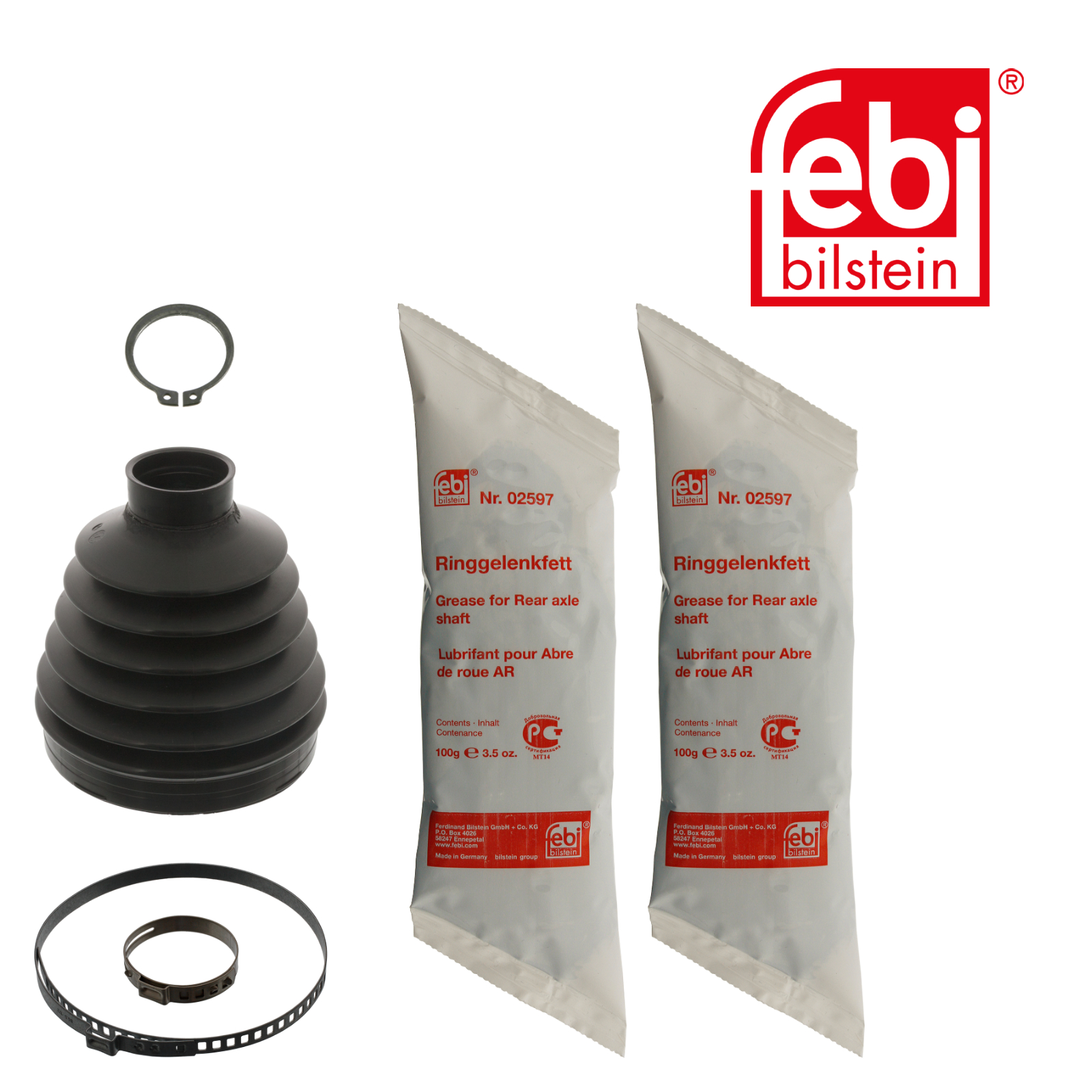 Febi Drive Shaft Bellow Kit Wheel Side Thermoplast 44715