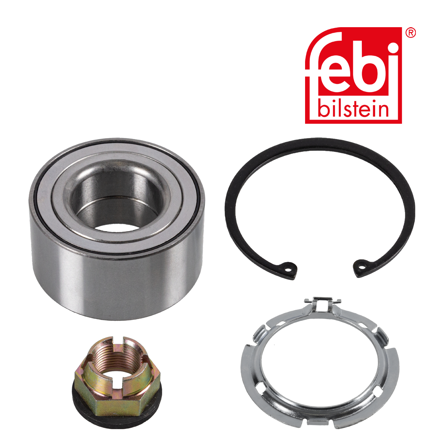 Febi Wheel Bearing Kit Front Right 72mm 24315