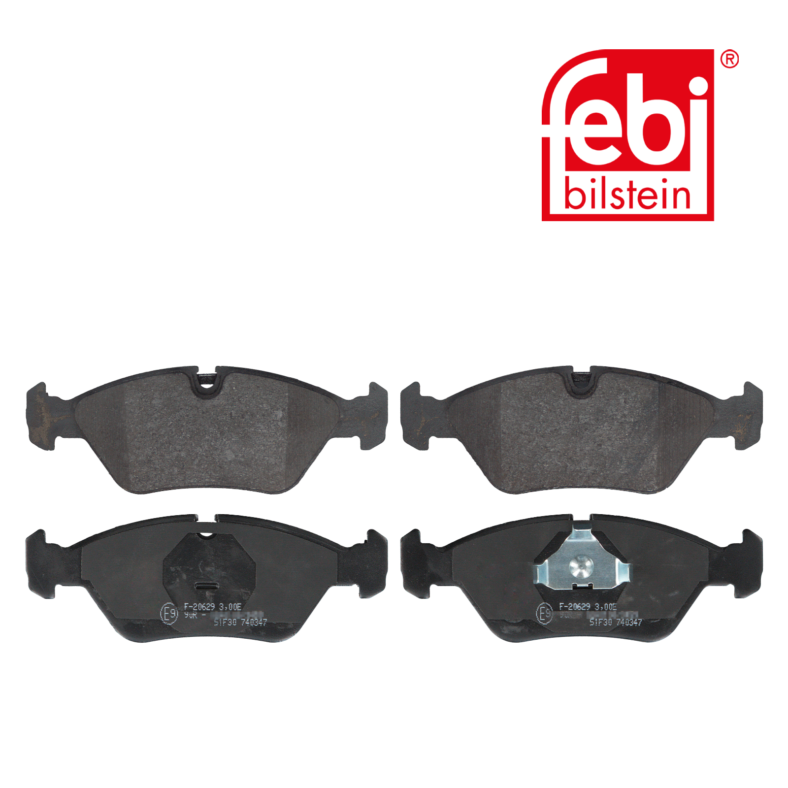 Febi Front Brake Pad Set 16026