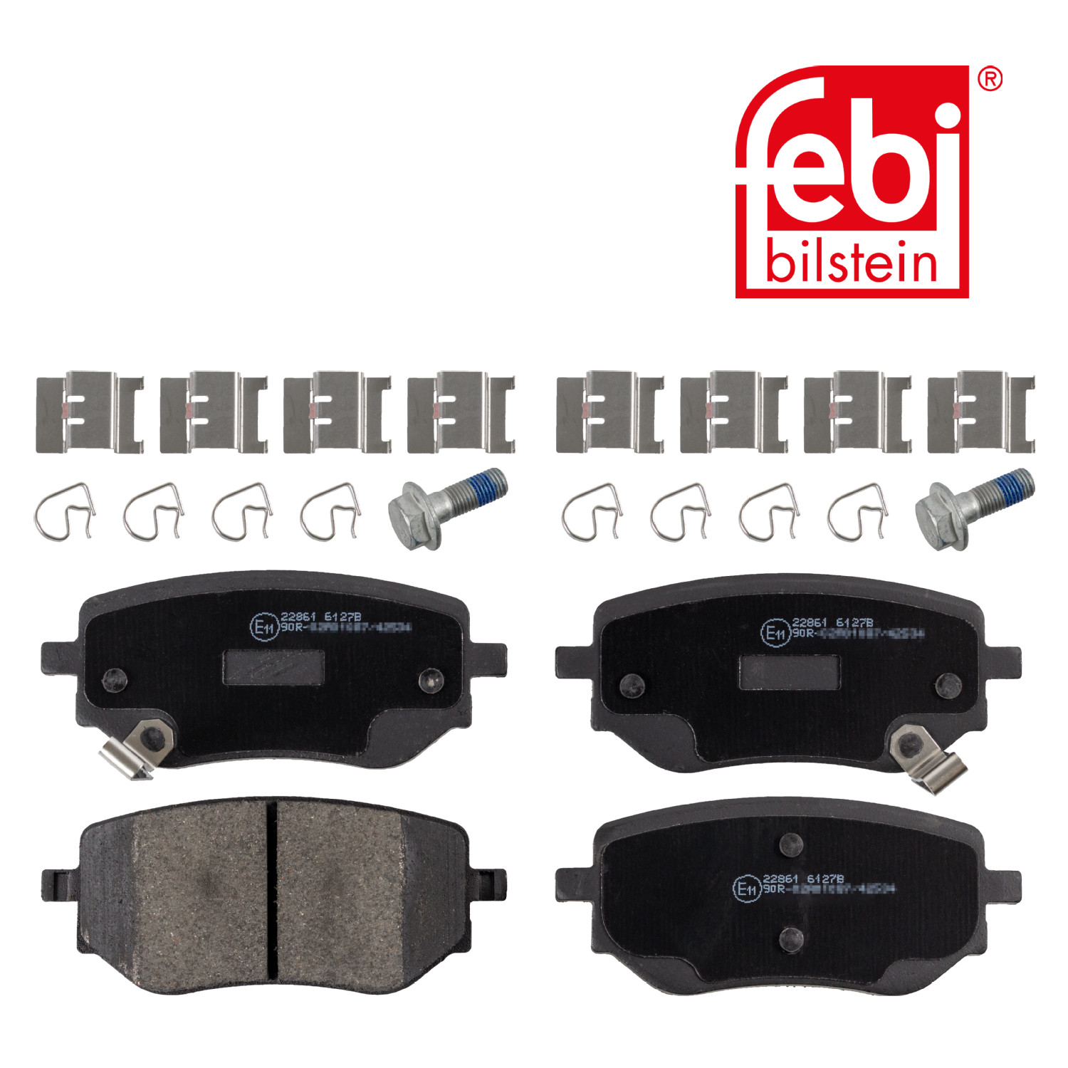 Febi Rear Brake Pad Set 16981