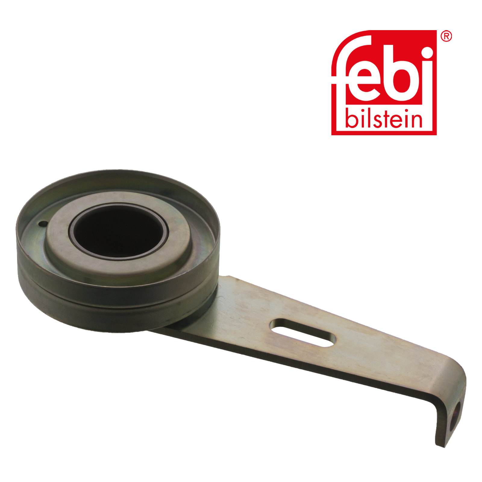 Febi V-Ribbed Belt Tensioner Pulley 90mm OD Wide Metal 11349