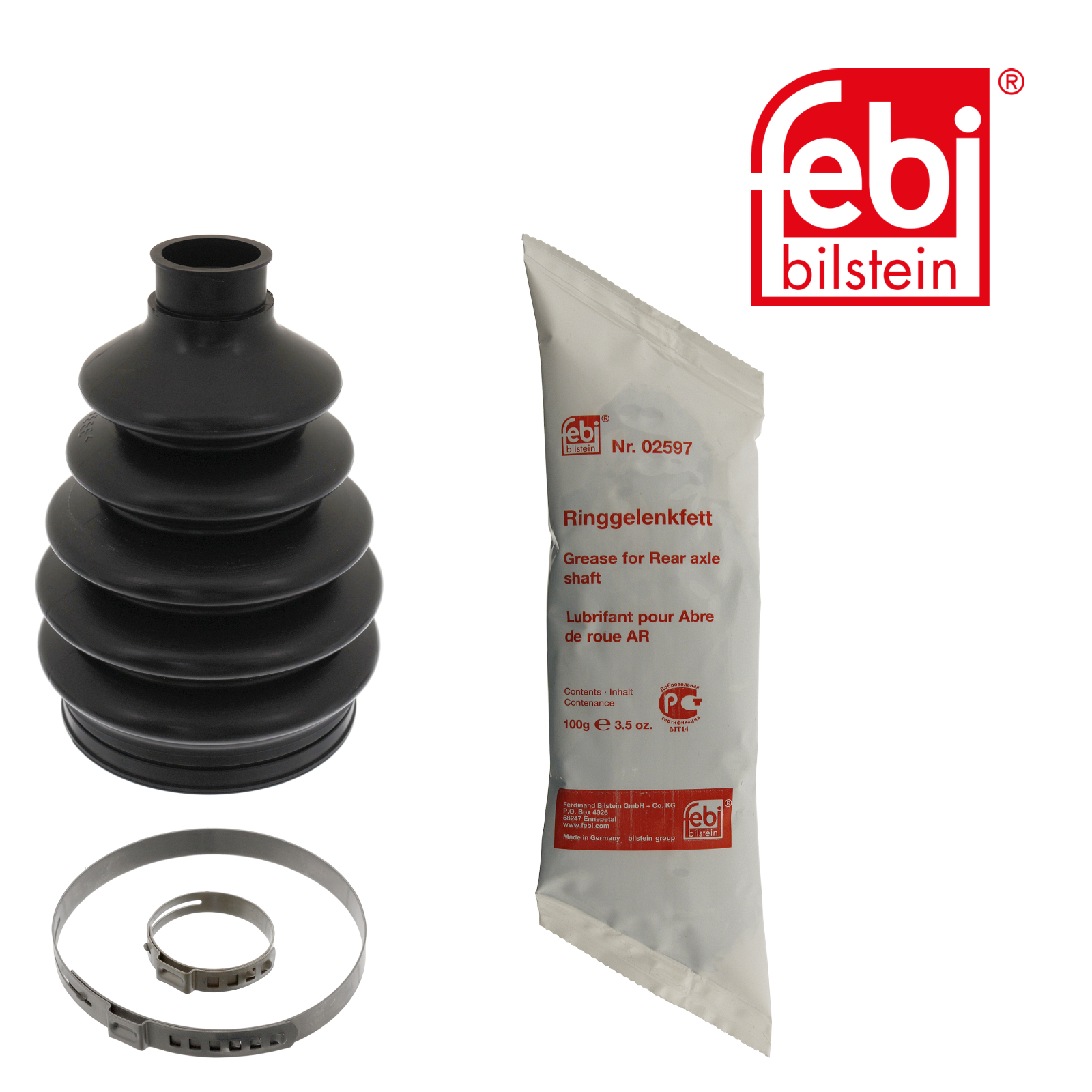 Febi Drive Shaft Bellow Kit Wheel Side Thermoplast 27405