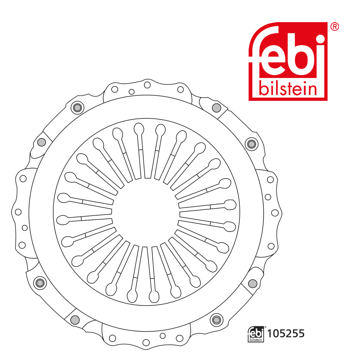Febi Clutch Pressure Plate 430mm 105255