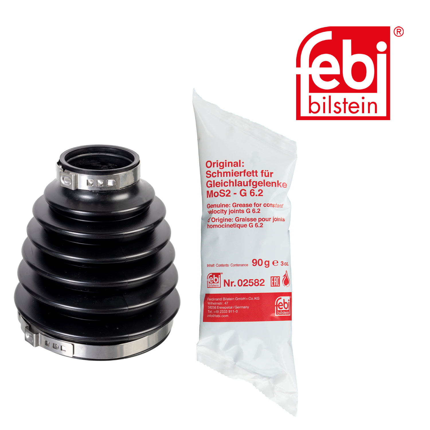 Febi Drive Shaft Bellow Kit Front Thermoplast 175677