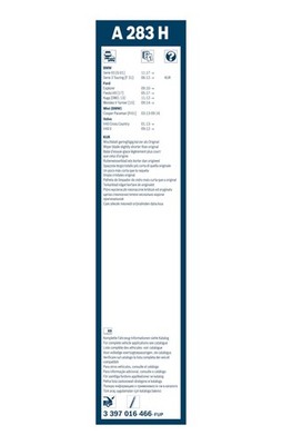 Bosch Aerotwin Wiper Blade 280mm — A283H fits Alpina B3 2013-2017