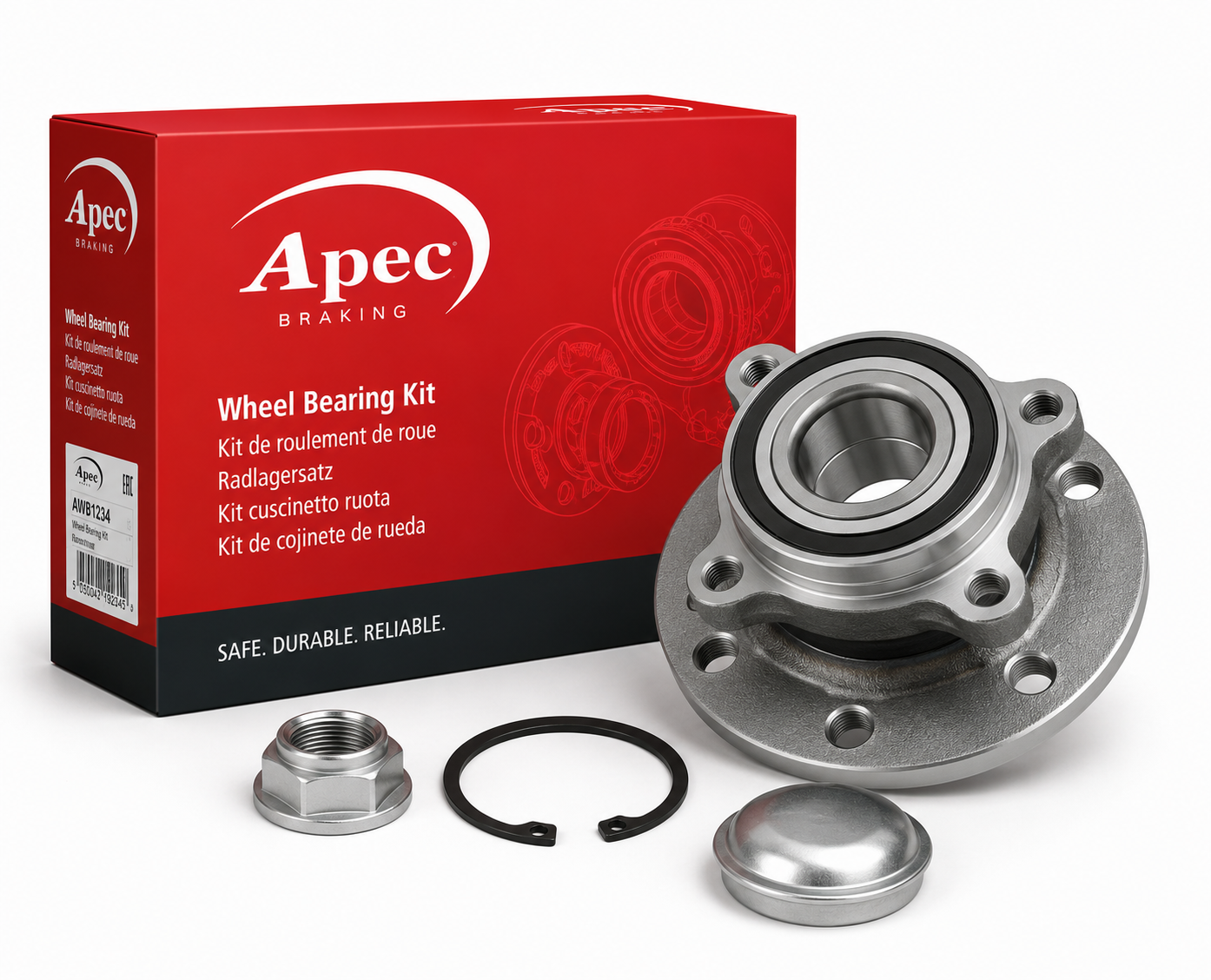 Apec Wheel Bearing Kit fits Mercedes-Benz C-Class 2000-2014