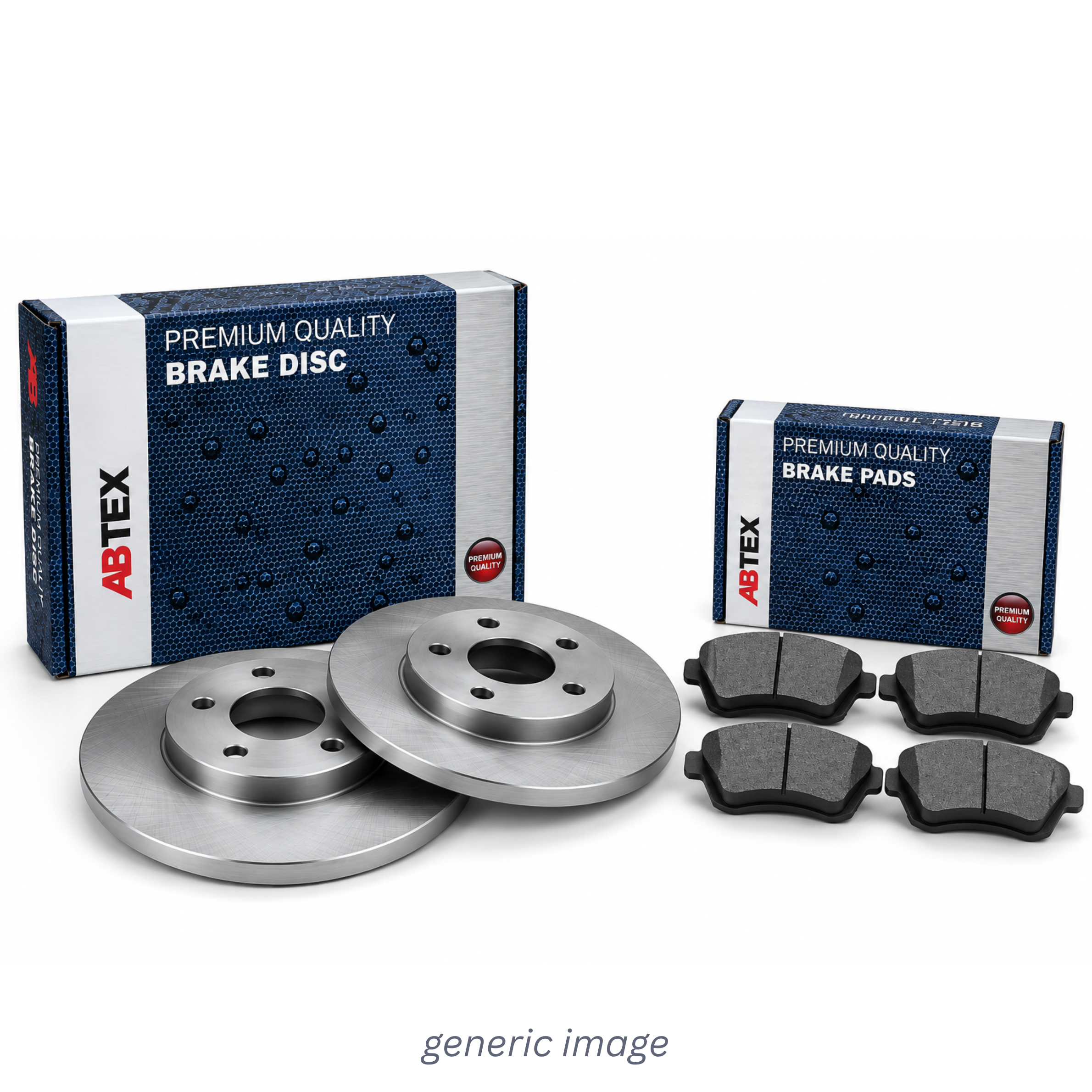 Abtex Front Brake Solid Discs & Pads fits Mercedes-Benz A-Class 2004-2012