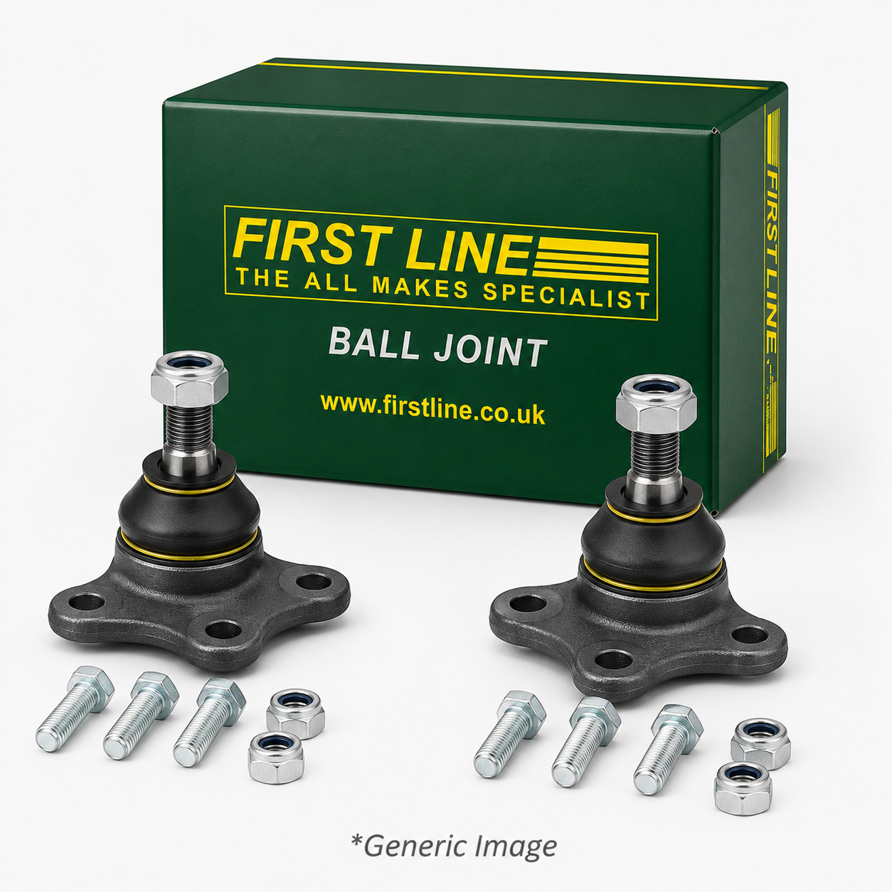 First Line 2 x Ball Joints fits Ford Kuga I 2008-2012 2.0 2.5