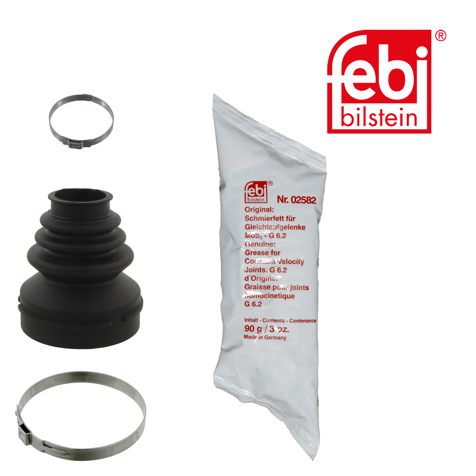 Febi Drive Shaft Bellow Kit Front Right Rubber 31056
