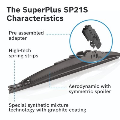 Bosch Twin Spoiler Wiper Blade 530mm — SP21S fits Alfa Romeo 155 1992-1997