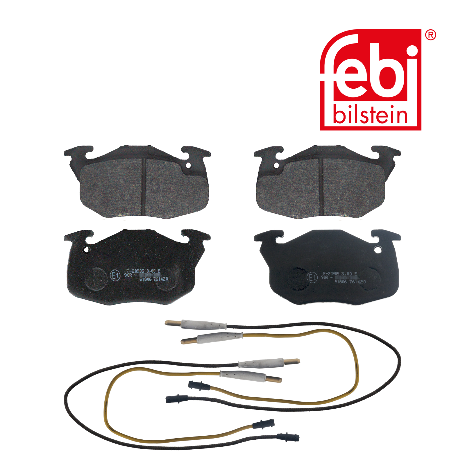 Febi Front Brake Pad Set 16291