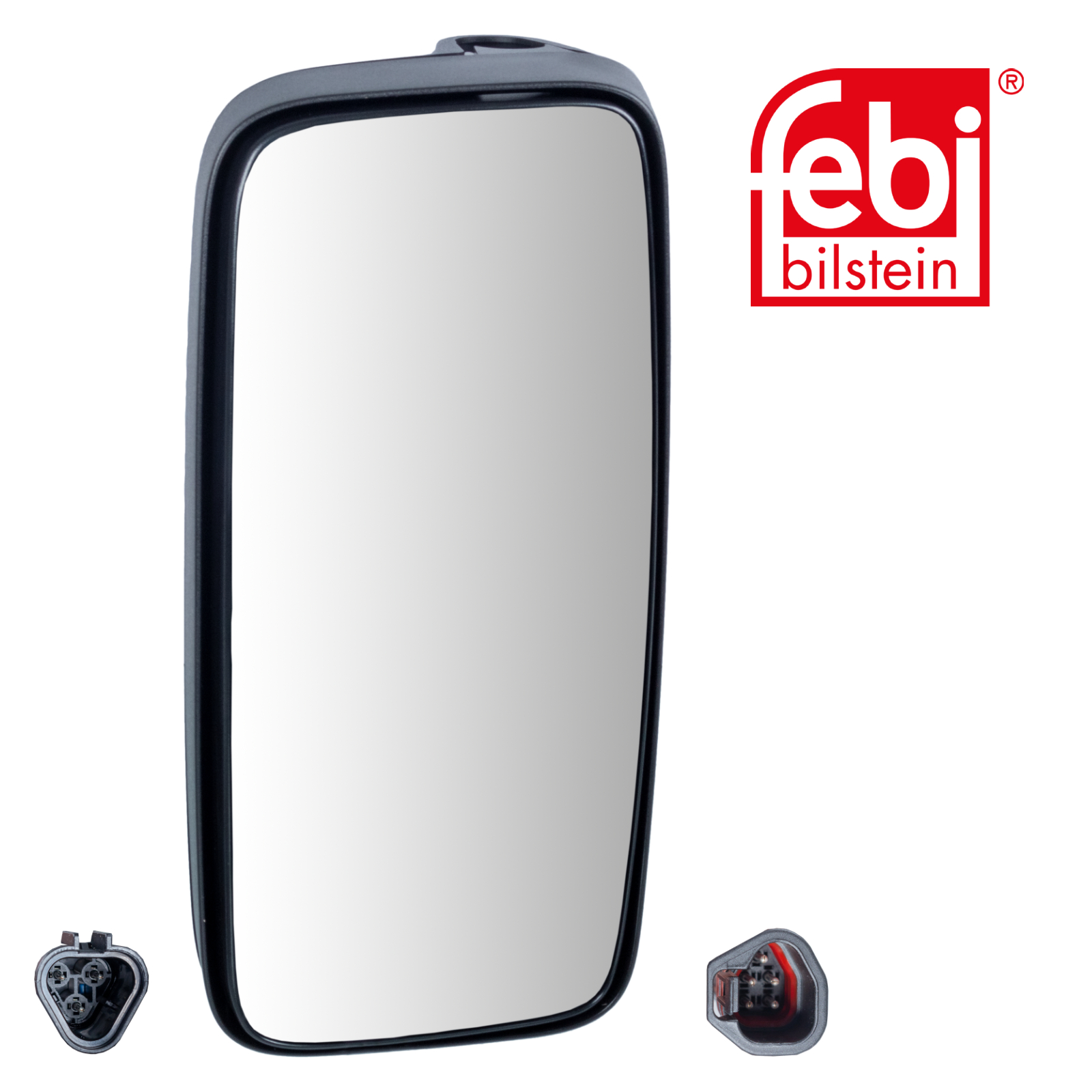 Febi Driver Cab Exterior Mirror Wide 120mm Thick 107946