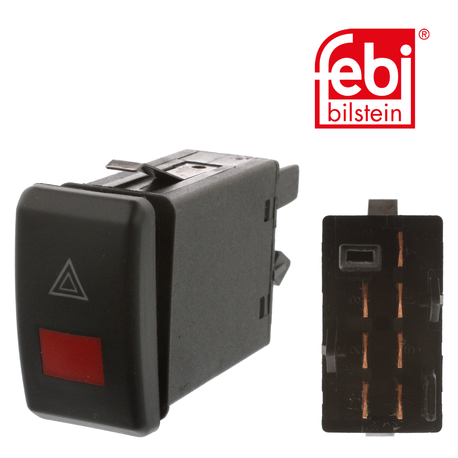 Febi Hazard Warning Light Switch Dashboard 7 Connectors 37509