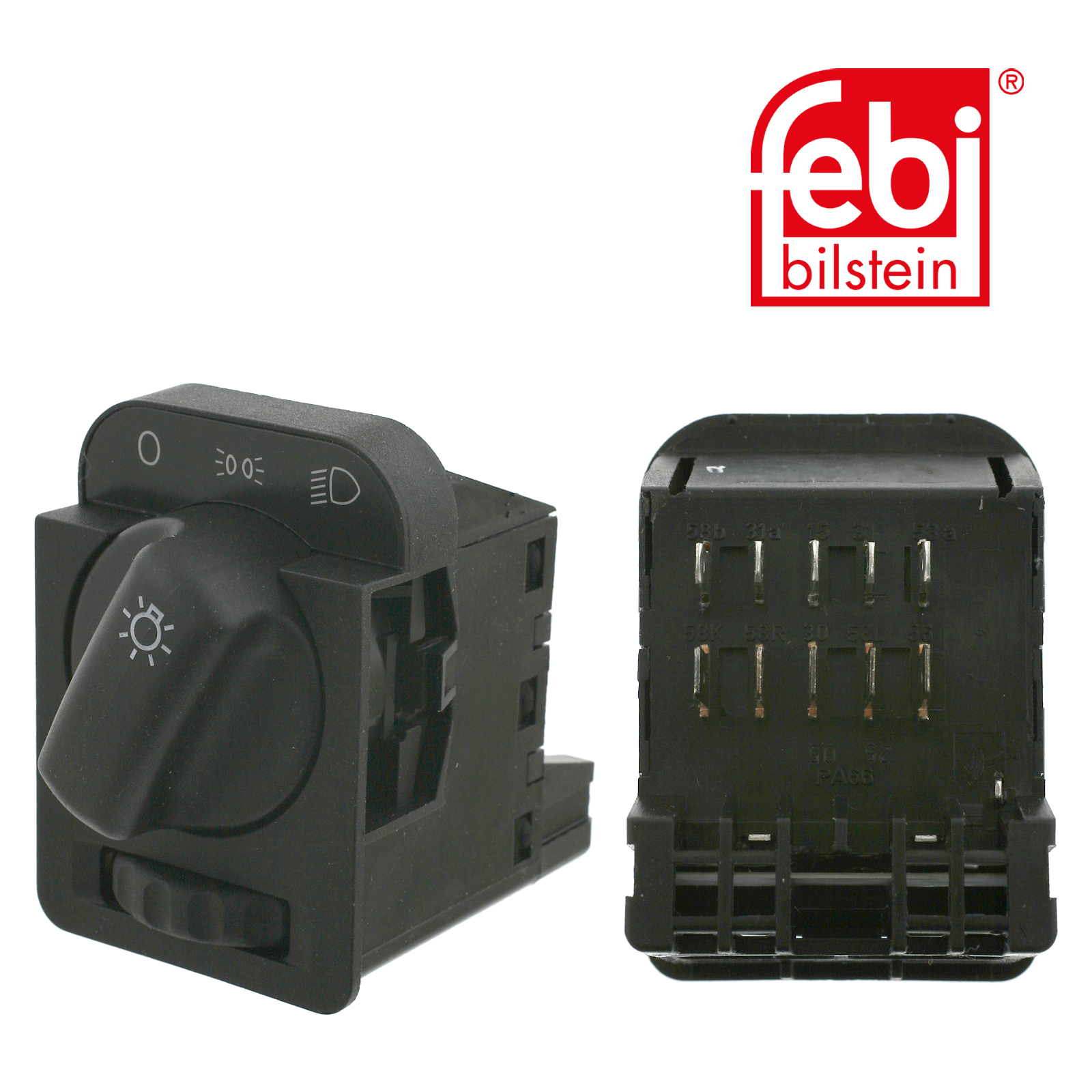 Febi Headlight Switch Dashboard 04708
