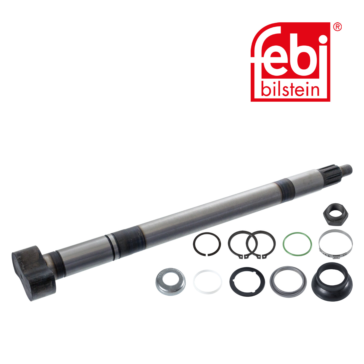 Febi Drum Brake Brake Shaft 108mm OD Right 04660