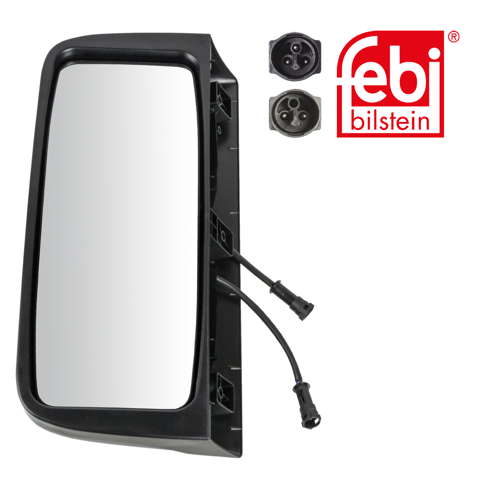 Febi Driver Cab Exterior Mirror Wide 85mm Thick 170075