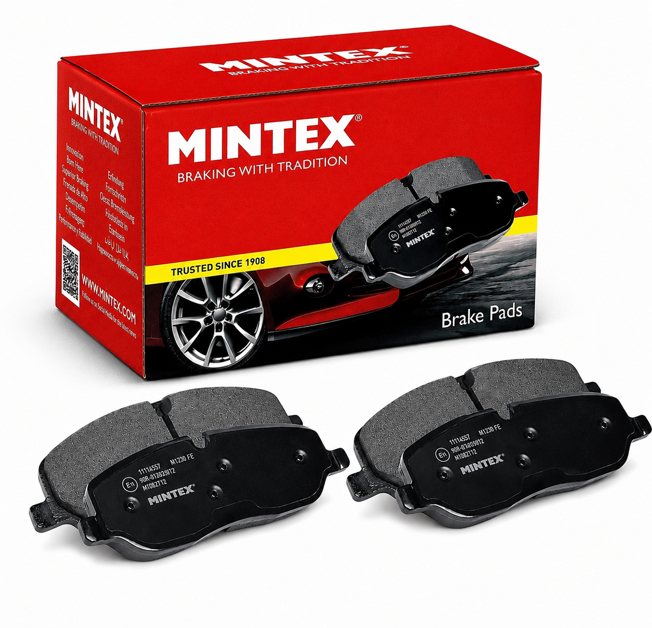 Mintex Front Brake Pad Set fits Citroën C5 Aircross 2018-2020 1.2 1.5 1.6 2.0