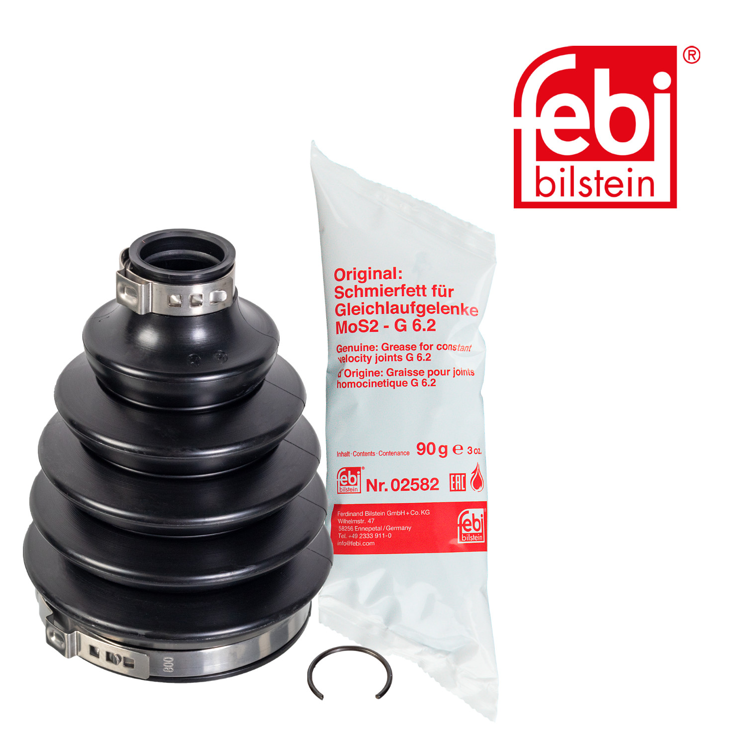 Febi Drive Shaft Bellow Kit Front Right Thermoplastic polye 180429