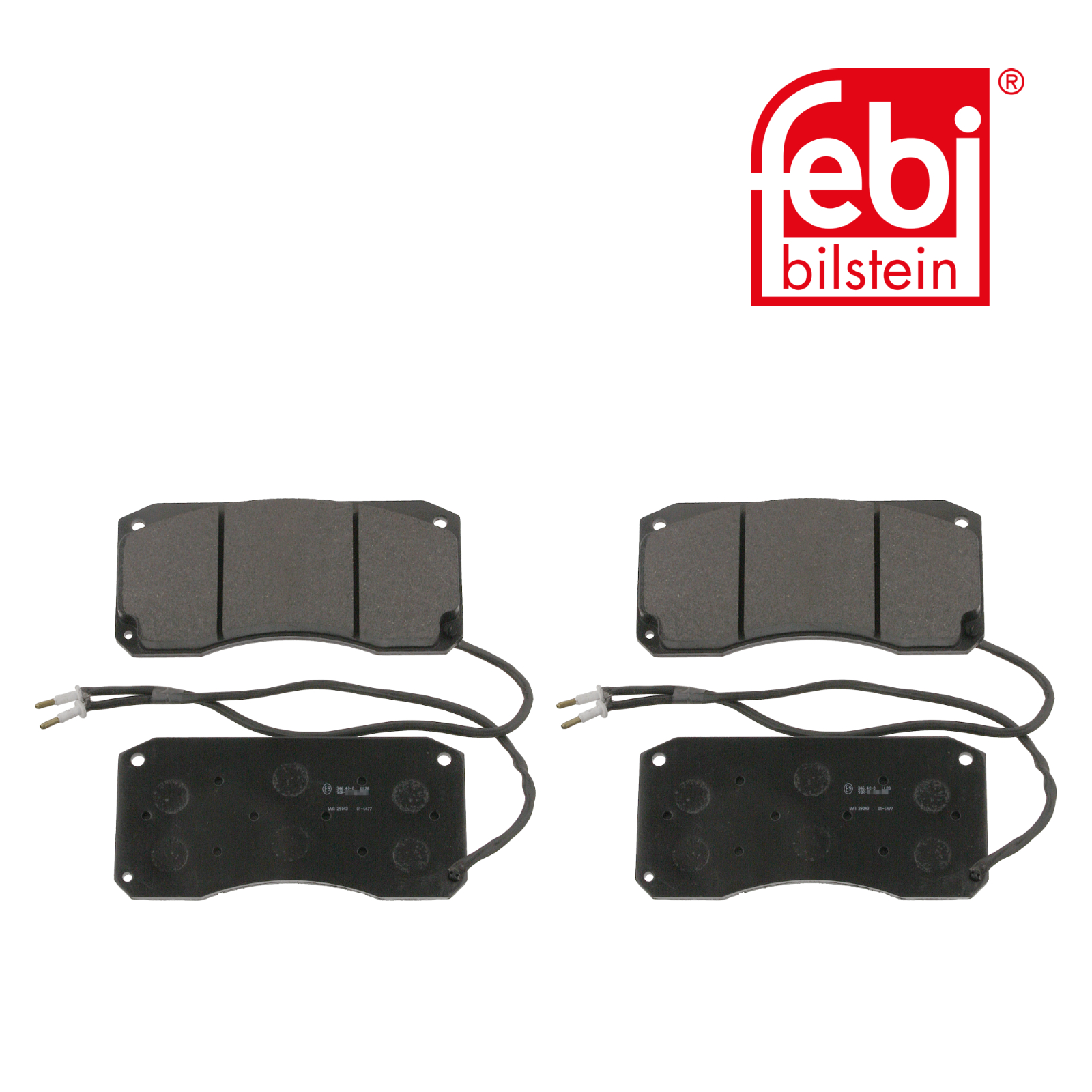Febi Front Brake Pad Set 16611